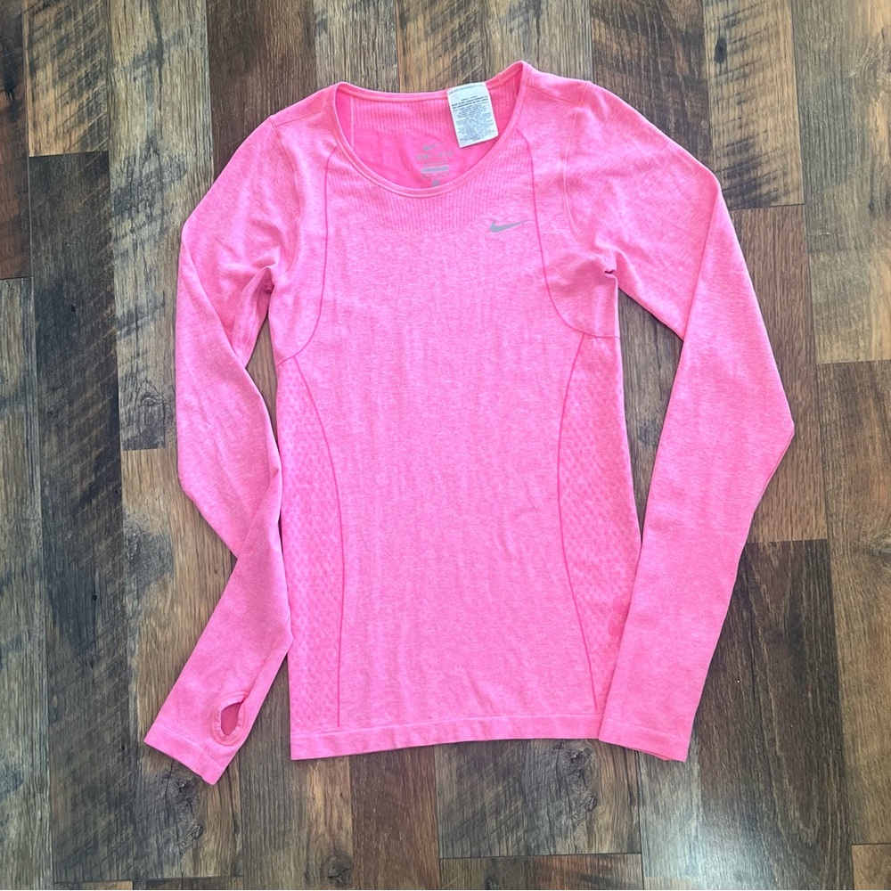 Nike Pink Long Sleeve Women's Top